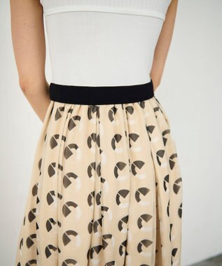 GRACE CONTINENTAL マリンニットワンピース ホワイト