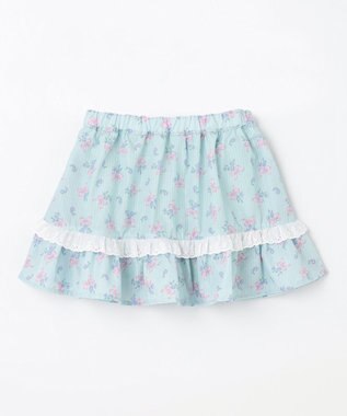 ANY KIDS フラワー×リボン スカパン ミント