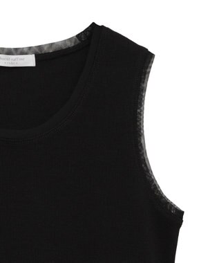 Green Parks チュールドッキングタンクトップ Khaki