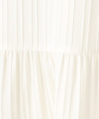 ANY SIS S 【洗える】ジャガードペプラム ブラウス オフ