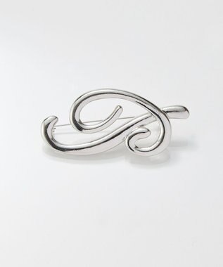 Phoebe ニュアンスメタルブローチ　シルバー シルバー