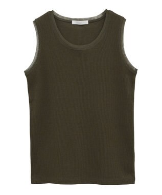 Green Parks チュールドッキングタンクトップ Khaki