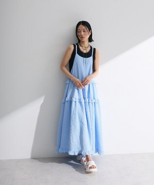 Green Parks チュールドッキングタンクトップ Khaki