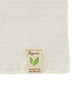 MIKI HOUSE HOT BISCUITS ガーゼハンカチセット(2枚セット) アイボリー