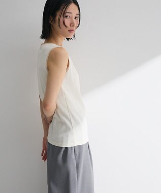 Green Parks チュールドッキングタンクトップ Khaki