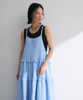 Green Parks チュールドッキングタンクトップ Khaki