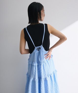 Green Parks チュールドッキングタンクトップ Khaki