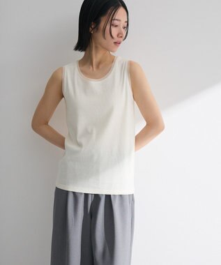 Green Parks チュールドッキングタンクトップ Khaki