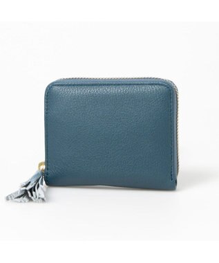 UNBILLION ペルケ perche / カラーコンビジャバラ・カードウォレット ブルー