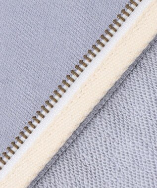 J.PRESS MEN 【WEB・一部店舗限定】バックブル裏毛フルジップパーカー ふじ色系