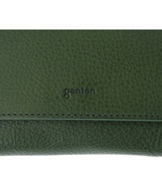 genten ミネルヴァ2 2つ折り財布外ボックス グリーン