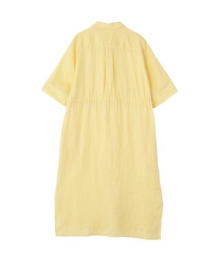 YECCA VECCA フレンチリネンドロストワンピース Yellow