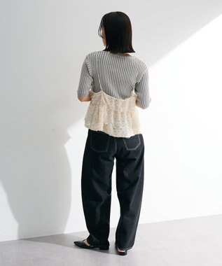 Green Parks シャギーキャミビスチェ Ivory