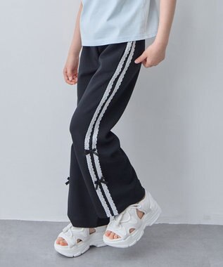 ANY KIDS 【洗濯機可能/速乾】ドライタッチ トラックパンツ