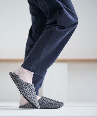 LOOM&SPOOL GRS綿毛布ルームシューズ