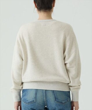 caqu ふわとろスウェットシャツ ivory