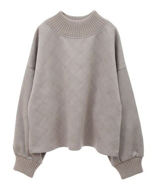 Green Parks ・ＥＬＥＮＣＡＲＥ　ＤＵＥ　エンボスプルオーバー Gray Beige