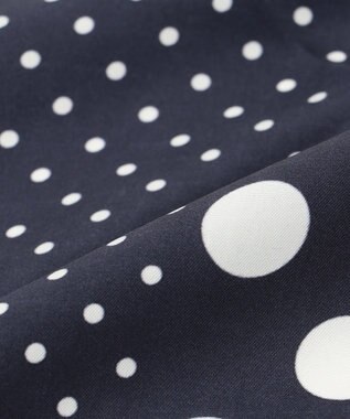 自由区 ドットロンバス スカーフ ネイビー系