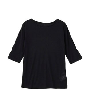 earth music&ecology ハイショクメロートップス Black