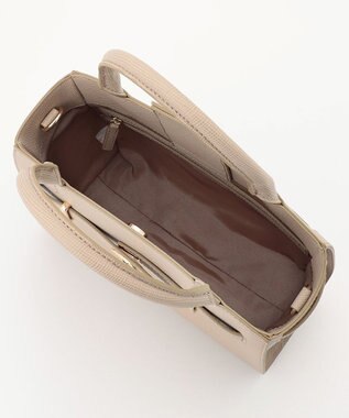 23区 オーバルキーベルト トートバッグ ベージュ系