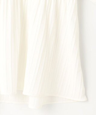 ANY SIS S 【洗える】ジャガードペプラム ブラウス オフ