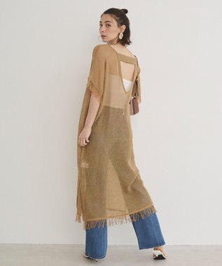 WEGO 【ANGIE VINTAGE】メッシュジレワンピース ベージュ