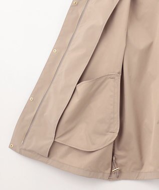 J.PRESS LADIES L 【洗える・撥水】マイクロタフタ フーデッド ショート コート モカ系