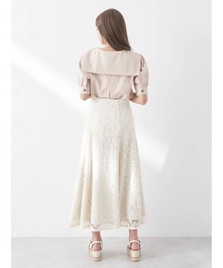 earth music&ecology レーススカート Ivory