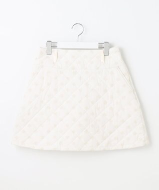 23区GOLF レディな防寒アイテム【WOMEN】ダイヤキルト 中綿スカート 保温性◎寒い朝に最適 ホワイト系5