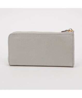 UNBILLION アトランタ ATLANTA / 牛革L字ファスナー長財布 シルバーグレー