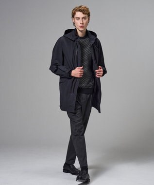 JOSEPH HOMME キャリーマンストレッチ ドロスト付テーパードパンツ   /   TEDDY CONVERTIBLE グレー系