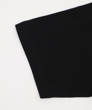 WEGO 【MLサイズ展開/綿100%】グラフィックワンポイントT（SS） ブラック