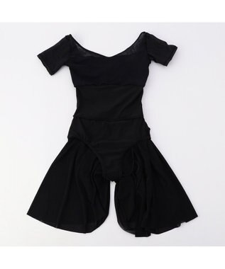 Chacott スカート付きレオタード ブラック