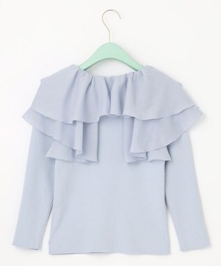 TOCCA 【洗える！】VOYAGE FRILL トップス スカイブルー系