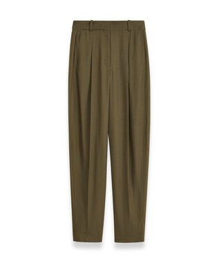 JOSEPH ビスコースツイル　キャロットトラウザーズ Hass Avocado