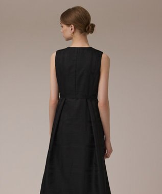 GRACE CONTINENTAL シャドーチェックワンピース ブラック