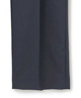 23区 L TWマットクロス ワイドパンツ ネイビー系