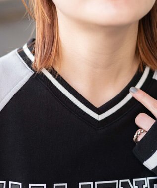 WEGO ナンバリングビッグスウェット ブラック