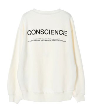 AMERICAN HOLIC デザインスリーブロゴスウェット Off White