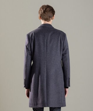 JOSEPH HOMME グロッシーウール　チェスターコート グレー系