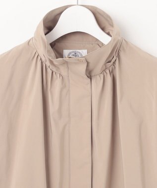 J.PRESS LADIES L 【洗える・撥水】マイクロタフタ フーデッド ショート コート モカ系