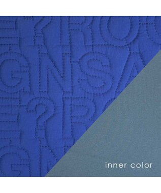 ROOTOTE 1321【オリジナル】SN.ポーチ.アルファベットスープ-キルティング-A 04：ブライトブルー