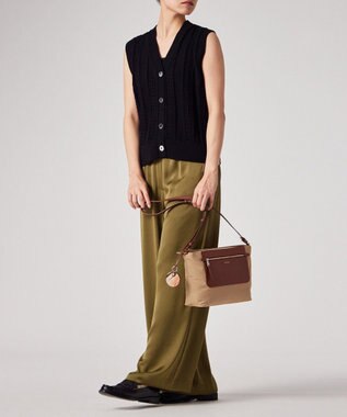 Paul Smith モダンナイロン ショルダーバッグ ベージュ