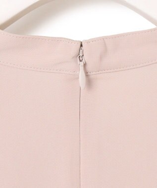 ICB 【UVケア・速乾・洗える】BackSatinAmunzen スカーフタイブラウス ヘイズピンク系