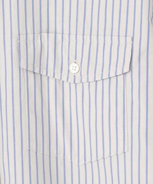 J.PRESS MEN ポプリンストライプシャツ/B.D アイボリー系1