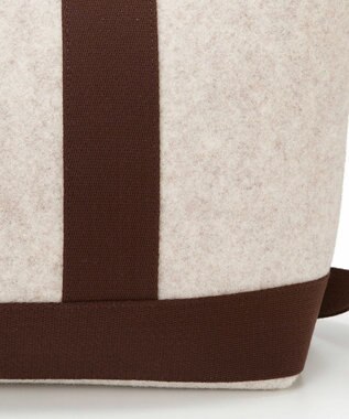 TOPKAPI 【Breath TOPKAPI】イタリアンフェルト ショルダー付 A4 トートバッグ L ベージュ