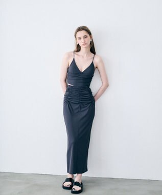 uncrave 【DAWN×uncrave】 CUP IN BRA TOP DOUBLE グレー