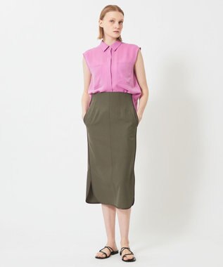 BEIGE， WISTERIA / ナロースカート Khaki