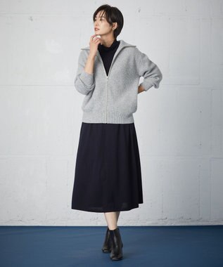 J.PRESS LADIES 【WEB限定カラーあり・洗える】EASY WOOL ワンピース ネイビー系
