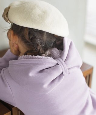 ANY KIDS 裏ボアボンディングブルゾン ラベンダー